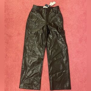 Nwt Abercrombie leather pants